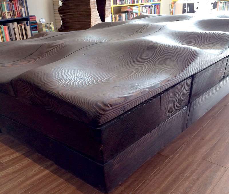 Scott Eunson's End-Grain Block Bench - Design Week 2014 Highlights