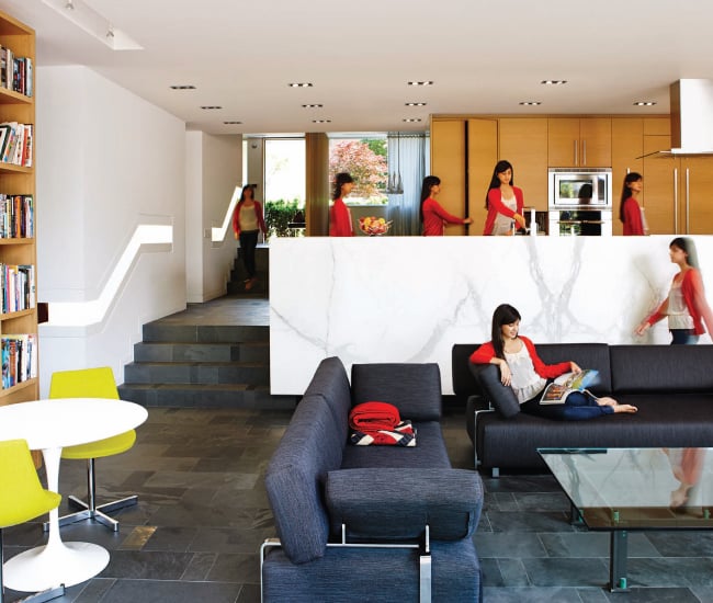 Mediterranean home design - Kohn Schnier Architects Toronto Forest Hill home