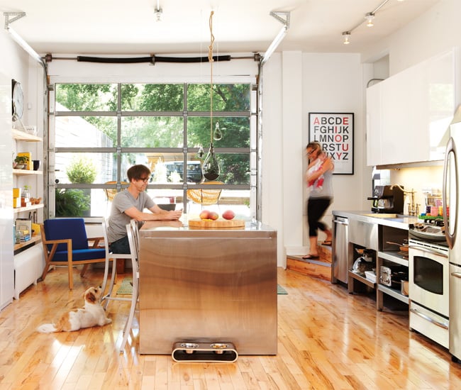 interior garage door - Stylegarage David Podsiadlo home