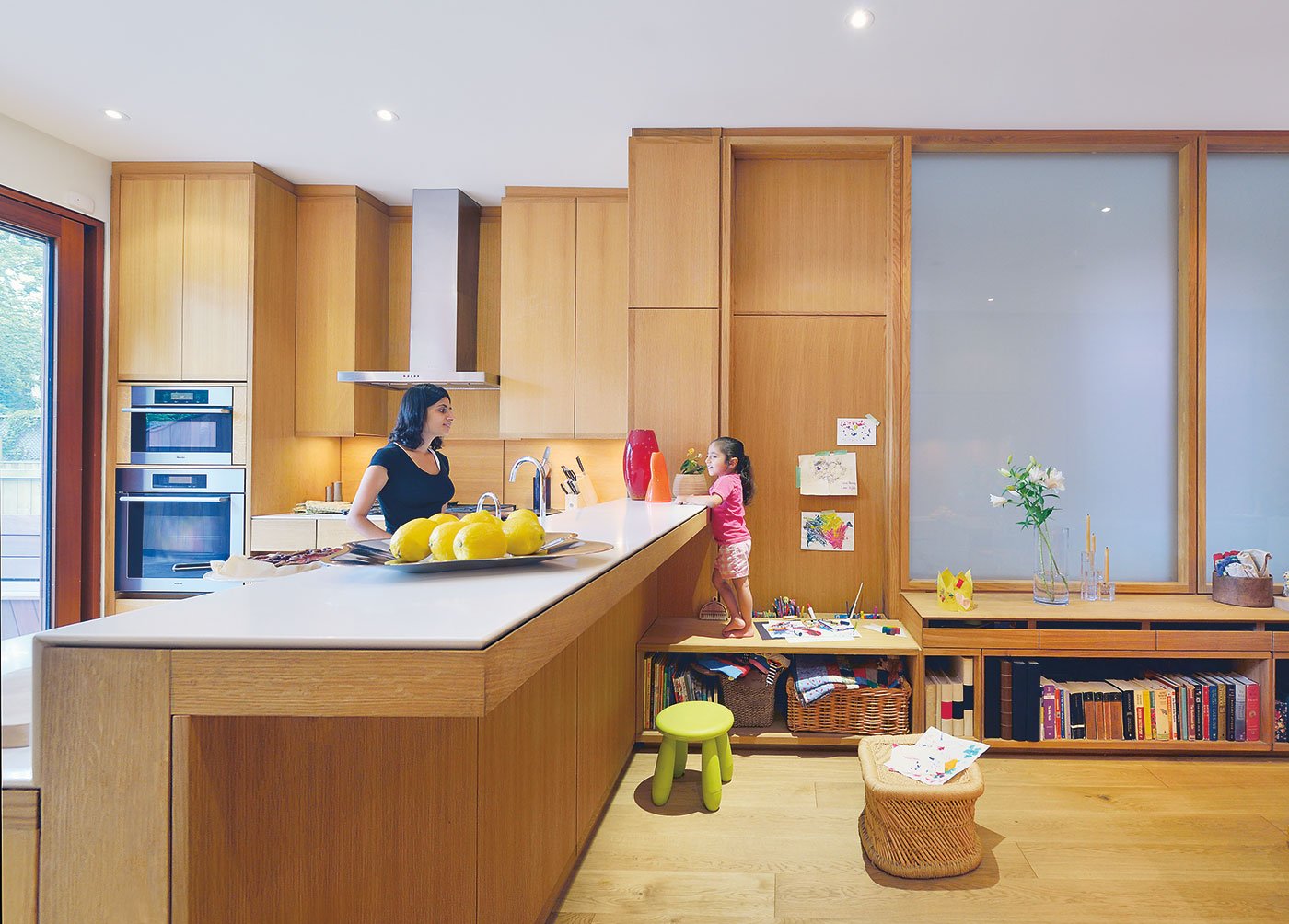 A mother and daughter moment in the kitchen | kitchen design ideas