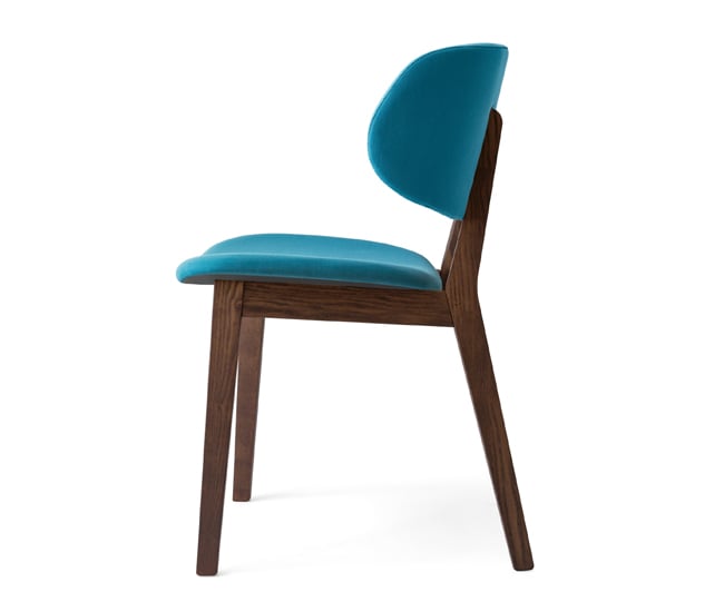 Calligaris’ ash Claire chair resembles the cupped curves of a blossoming flower