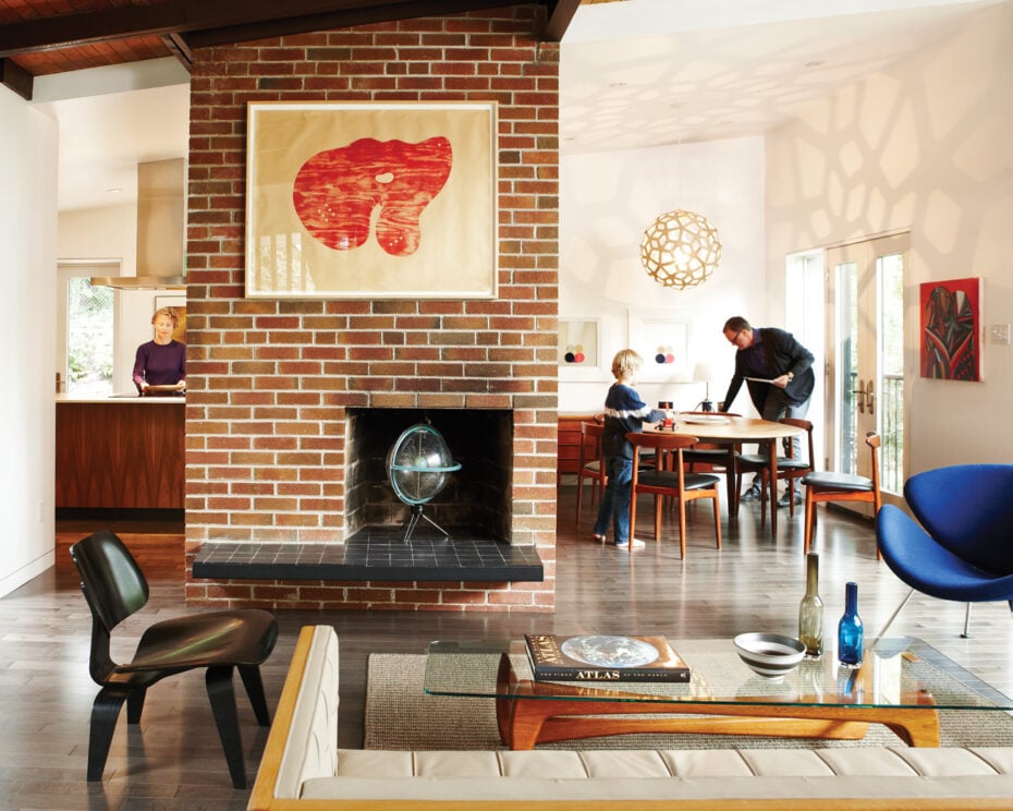mid-century modern bungalow