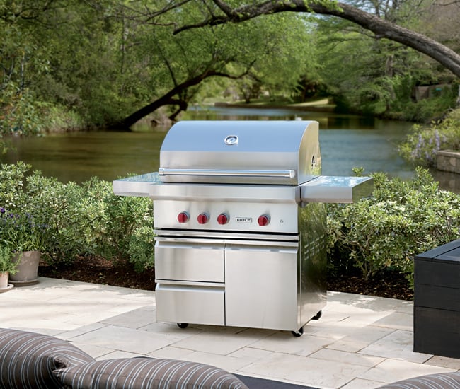 Wolf backyard bbq