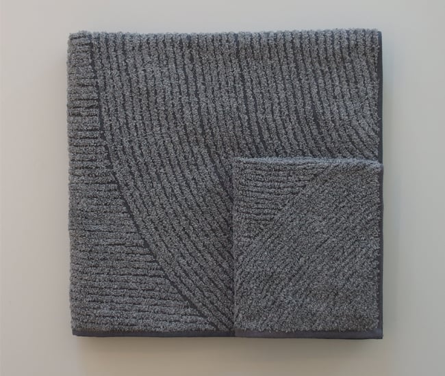 Jet-Black bathrooms items -Towels by Uchino