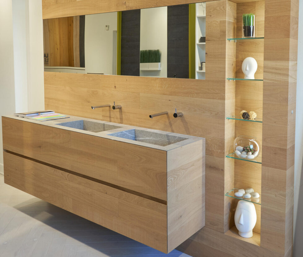 Bathroom vanity from Trends and Trades