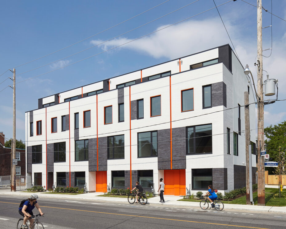 Superkül’s Zesty Orange Harbord Townhouses