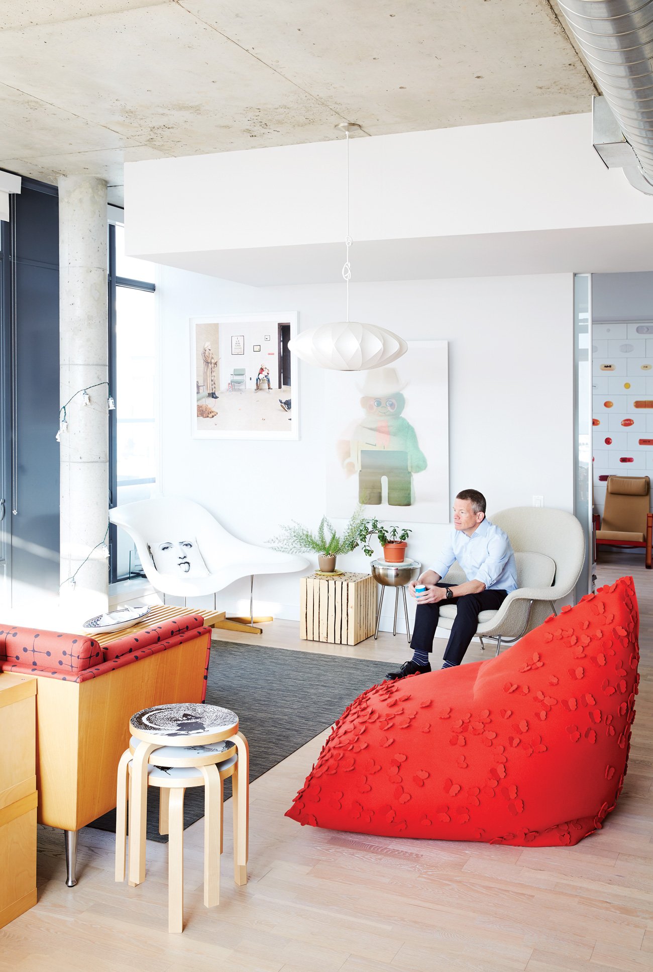 Toronto Downtown Loft playful decor personality