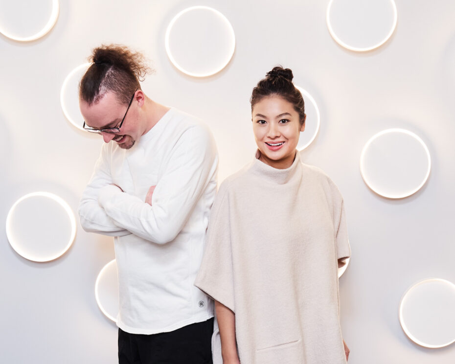 lighting designers, Christian Lo and David Ryan of Anony