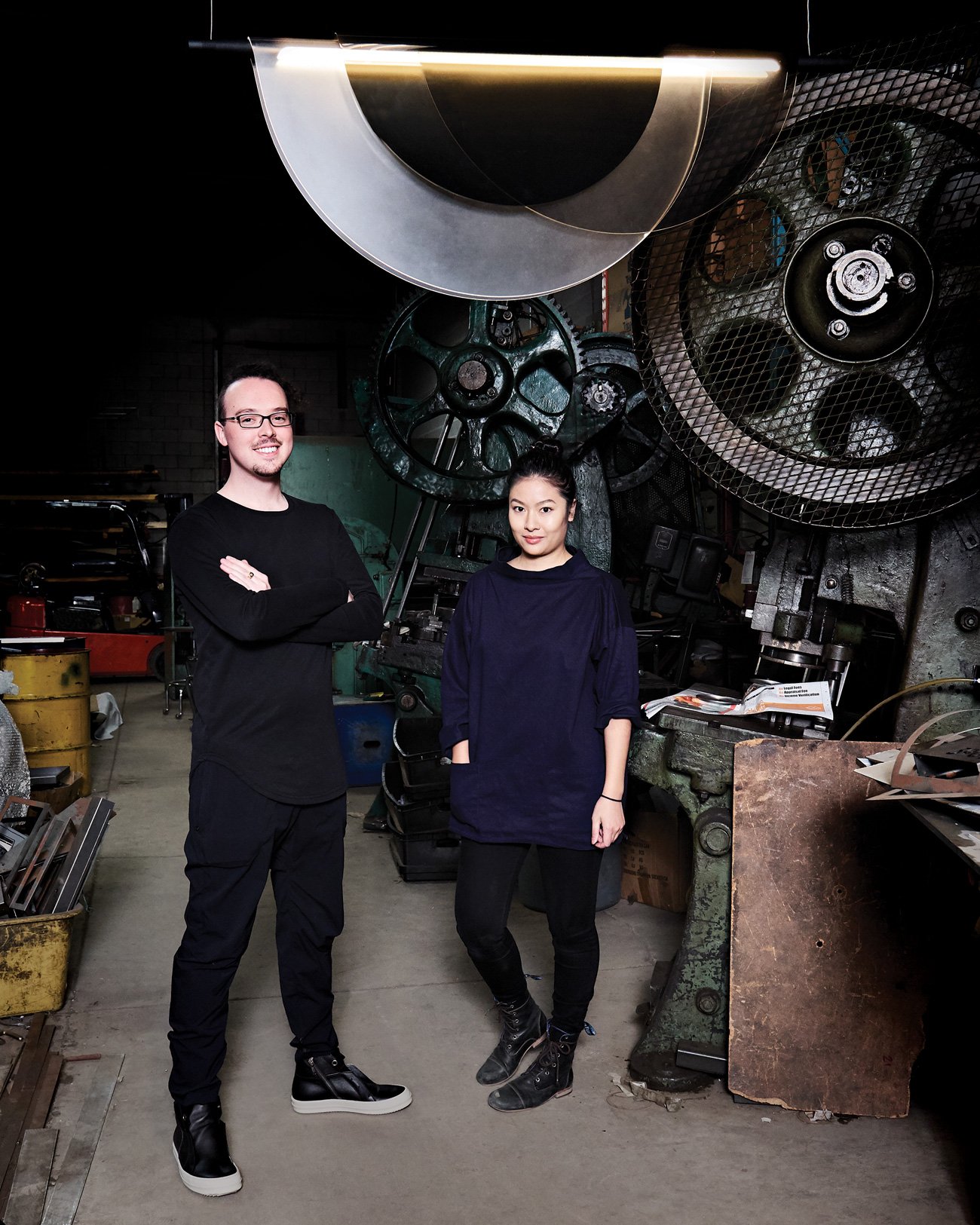 lighting designers, Christian Lo and David Ryan of Anony