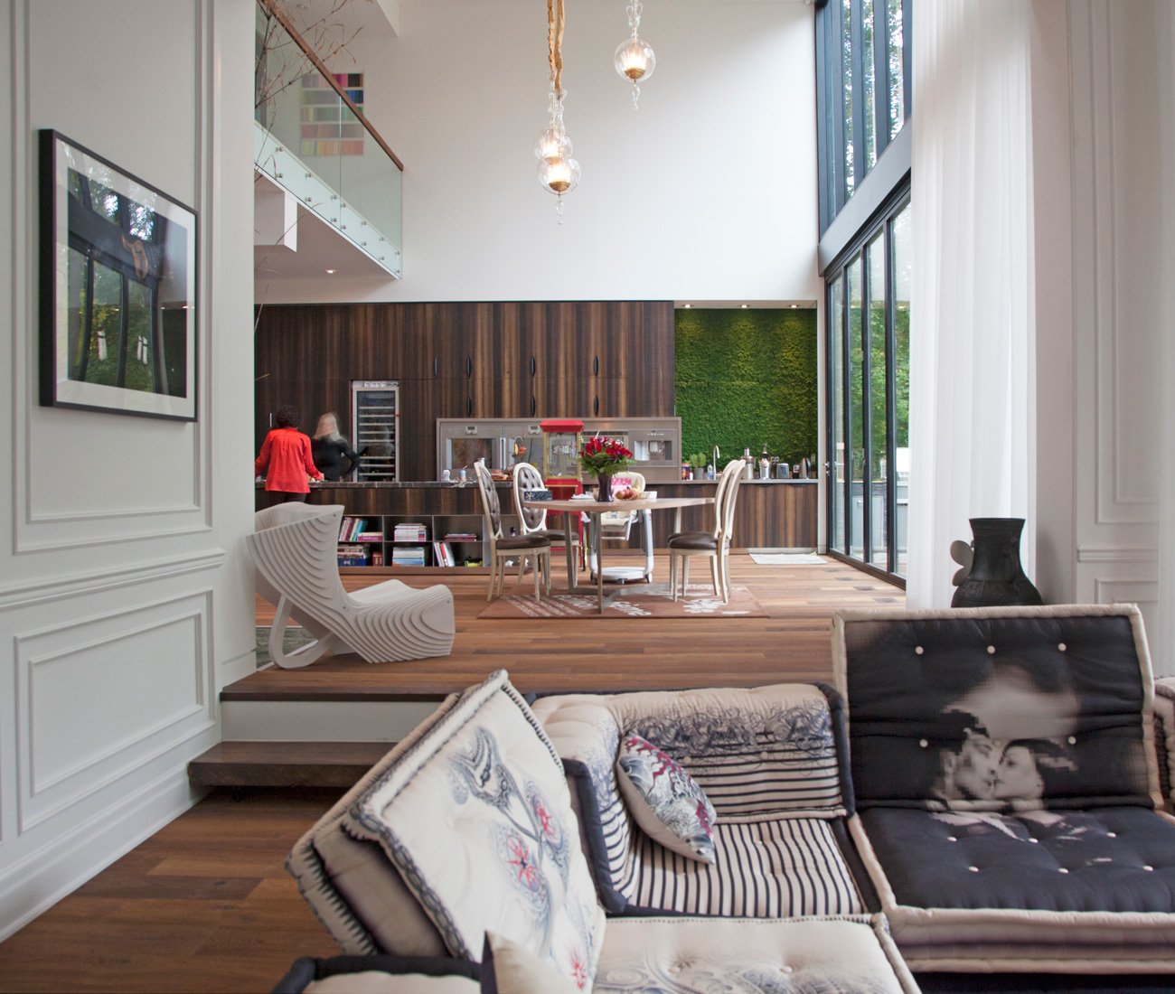 Biophilic design sunken den