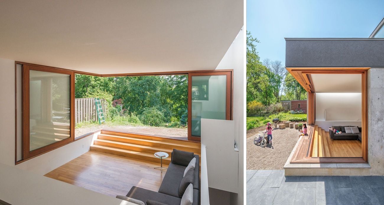 Open concept living rom