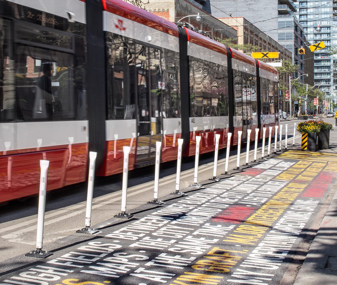 Asphalt Poetry by Plant Architects and Ronna Bloom. Photo: Steven Evans.