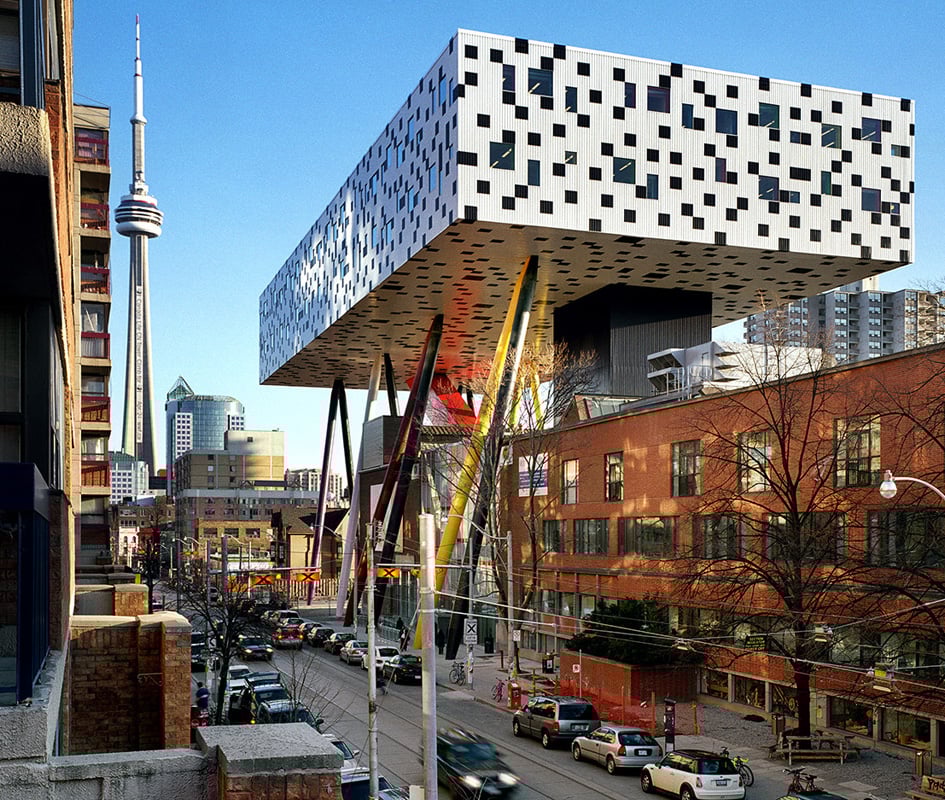 OCAD University and the Sharp Centre for Design in Toronto designed by Will Alsop