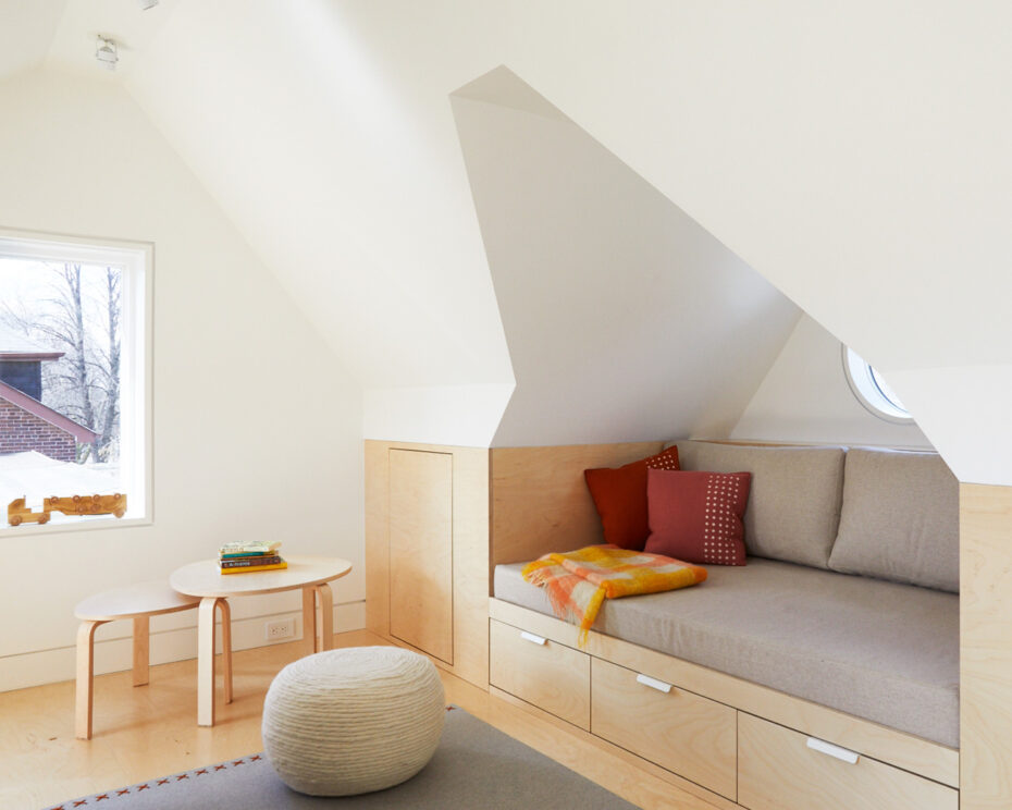 Attic Treehouse Remodel Toronto Boychuk Fuller Parkdale Modern Home