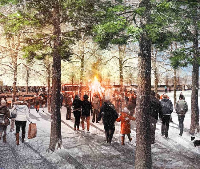 Rees Street Free Forest - Designed by: New York's SCAPE Landscape Architects and Toronto's BSN Architects