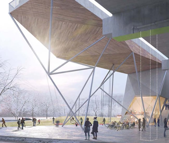 Reese ridge drawing - Designed by: New York's wHY Architecture and Toronto's Brook Mcllroy