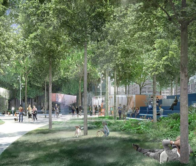 Gardiner Green drawing - Designed by: Plant Architect Inc. and Mandaworks