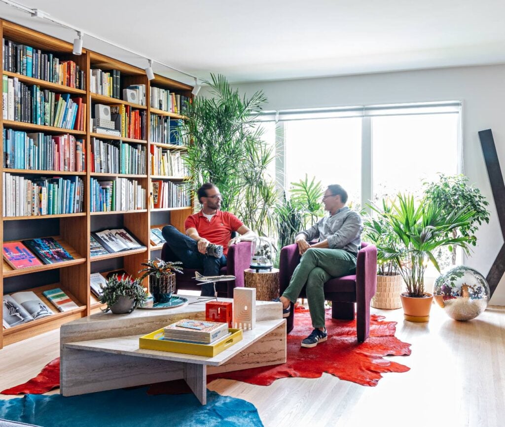 Todd Mcmillan's Plant-Filled Living Room with Maximalist Decor. 