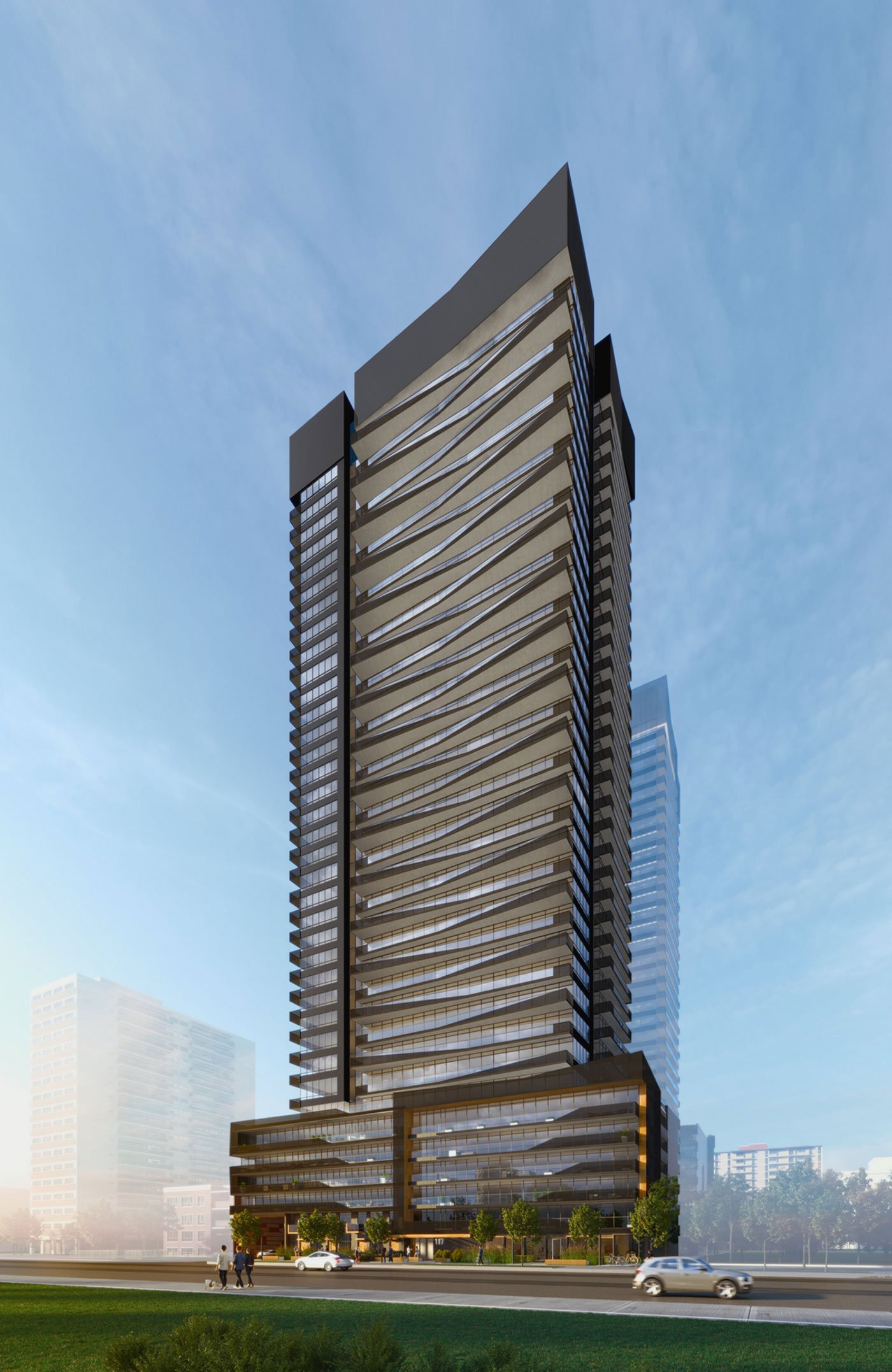 Rendering development Line 5 condos