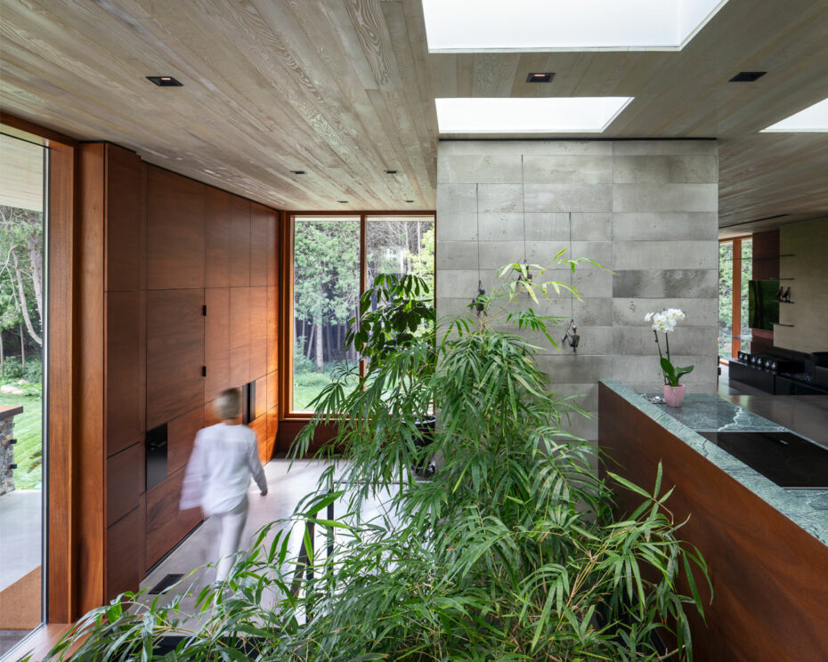 Indoor gardens toronto Designlines Trevor McIvor Architect