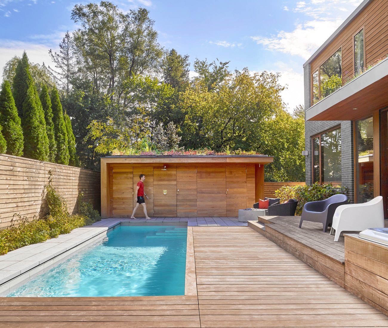 Backyard Garden Circle House - Dubbeldam Architecture + Design