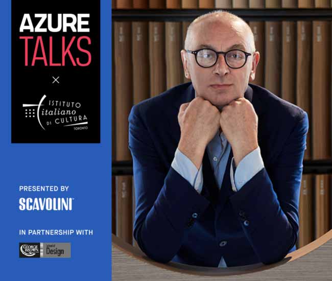 Azure Talks Piero Lissoni