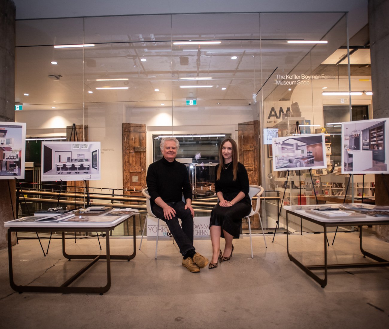 architect Thomas Tampold and colleague from Yorkville Design Centre