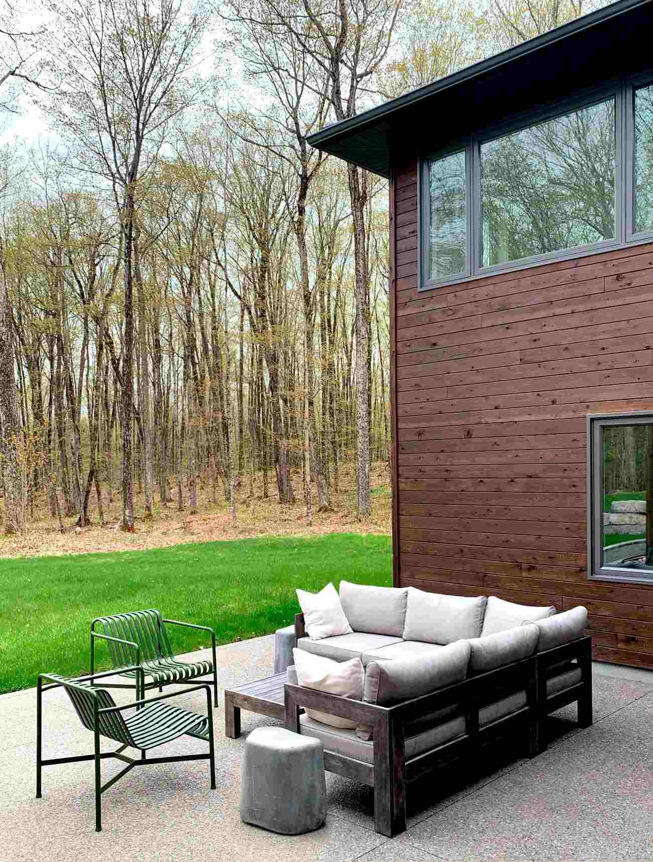 outdoor space with seating
