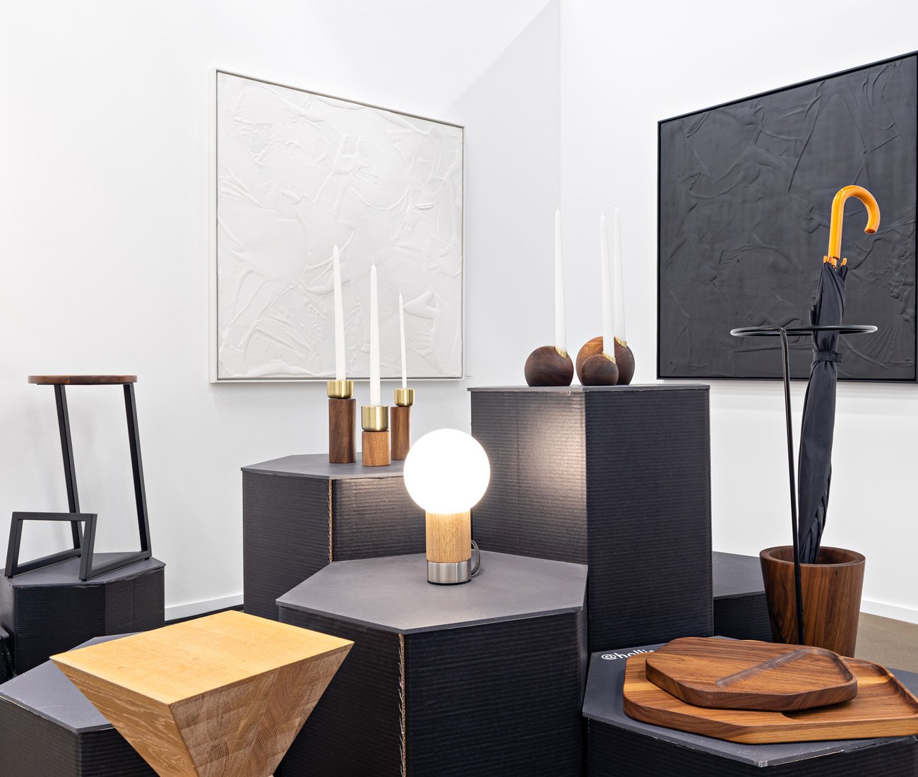 Seating, lighting and accessories by Hollis+Morris.