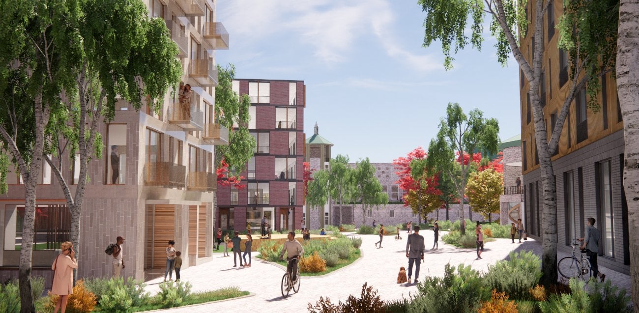 Conceptual vision for Tyndale Green - Jennifer Keesmaat - Affordable Housing