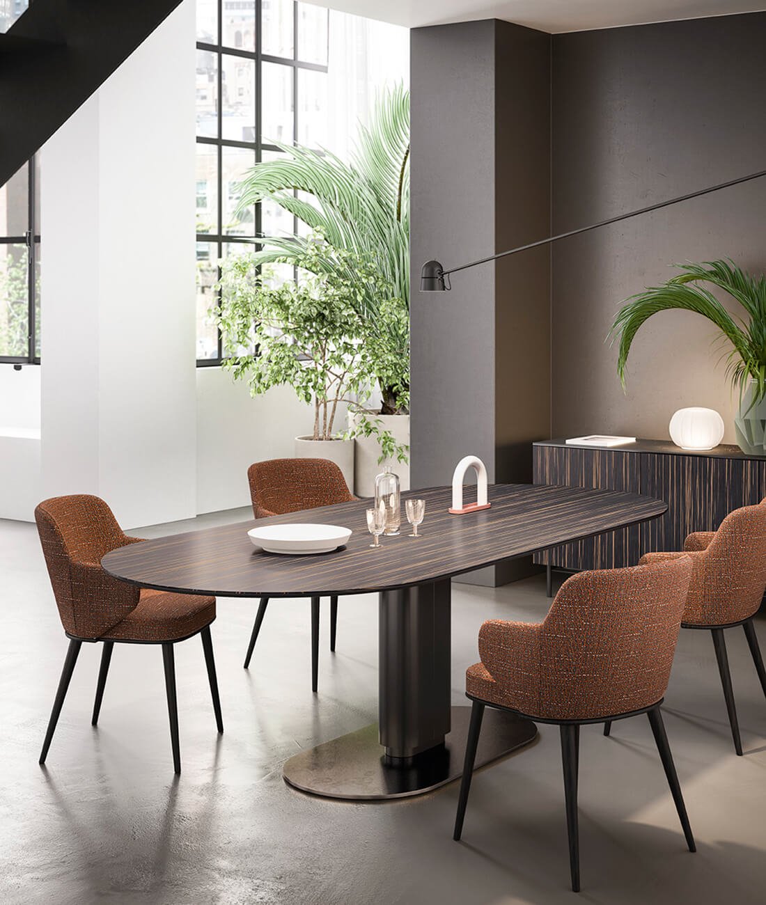 Dining table CAMEO by Italian furniture manufacturer Calligaris