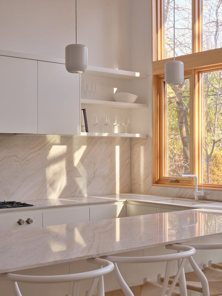 Kitchen with Marble Counter