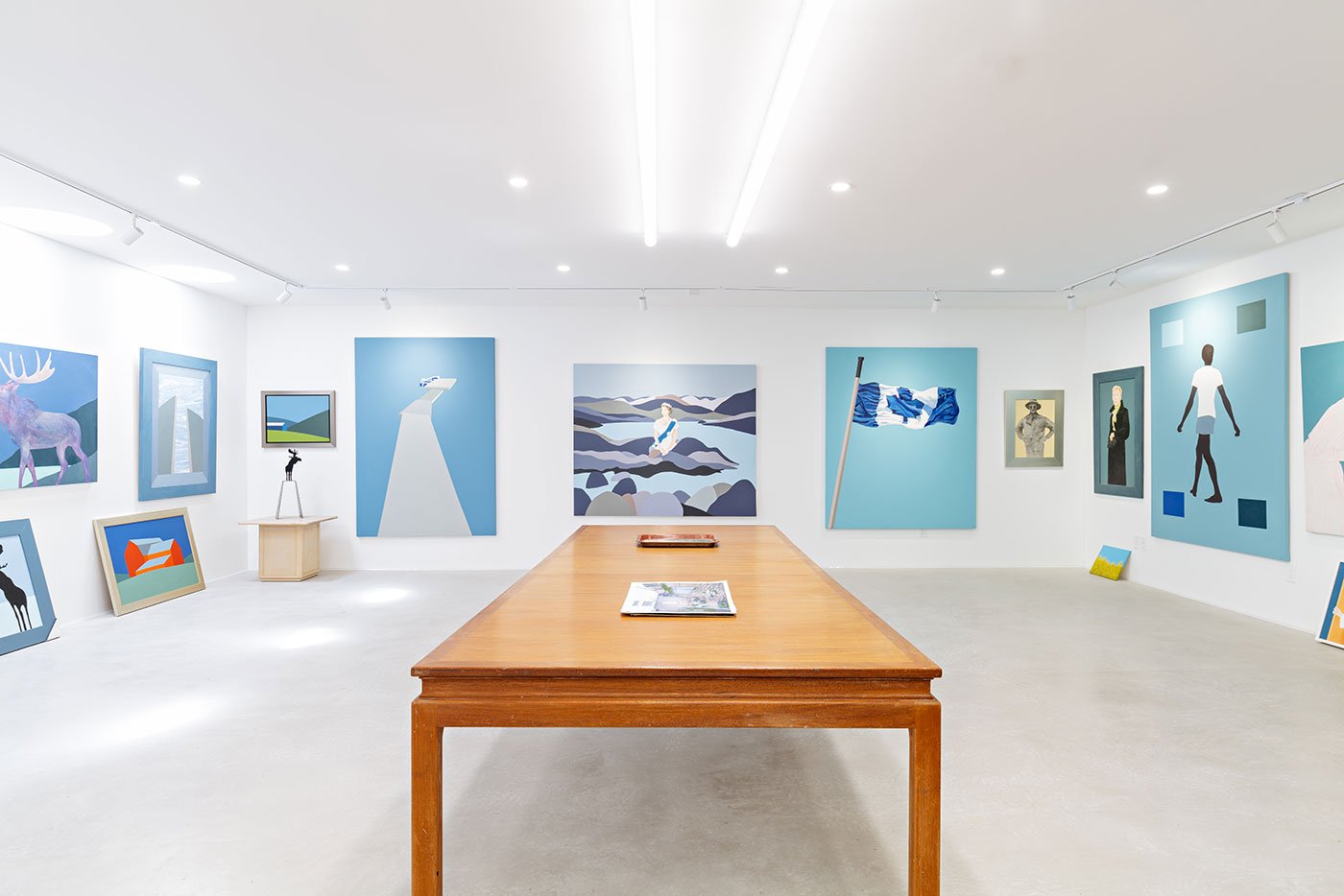Charles Pachter private museum with art on display