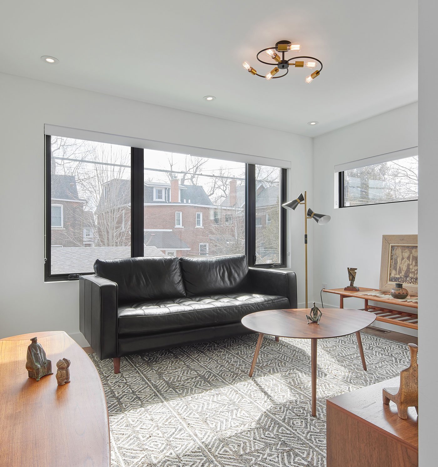Living room Parkdale Laneway House Solares Architecture