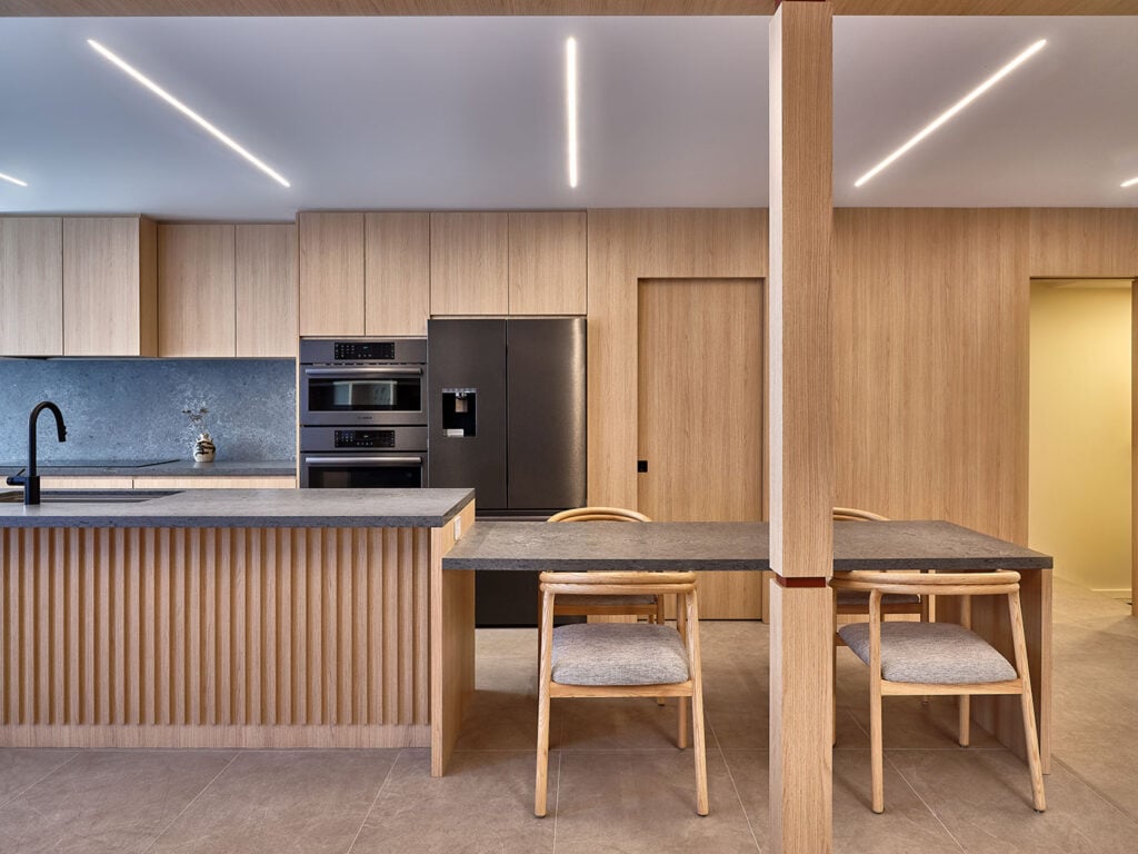 scandi style kitchen at Harty House by Atelier Sun