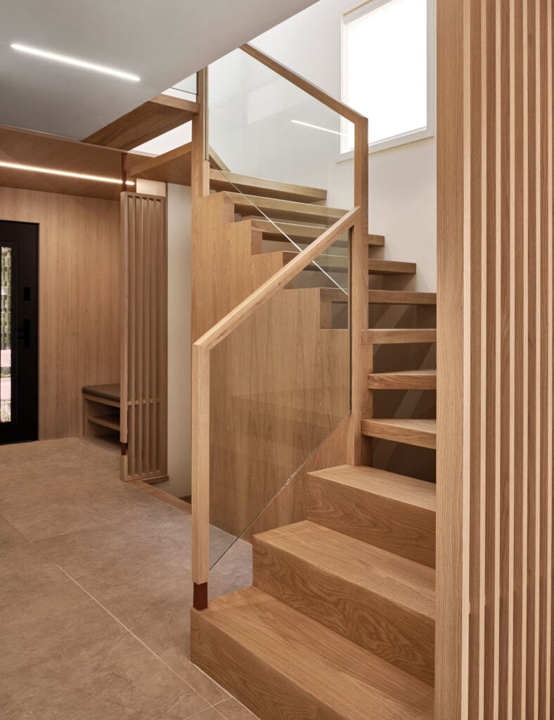 wooden staircase