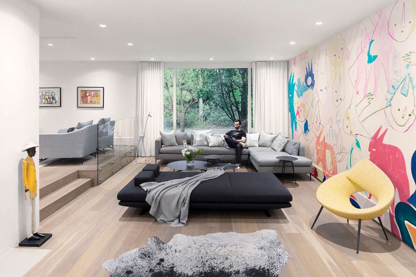 Post Architecture, ravine home modern living rooms