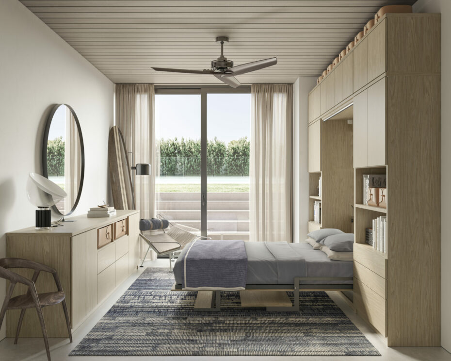 Pulldown bedroom