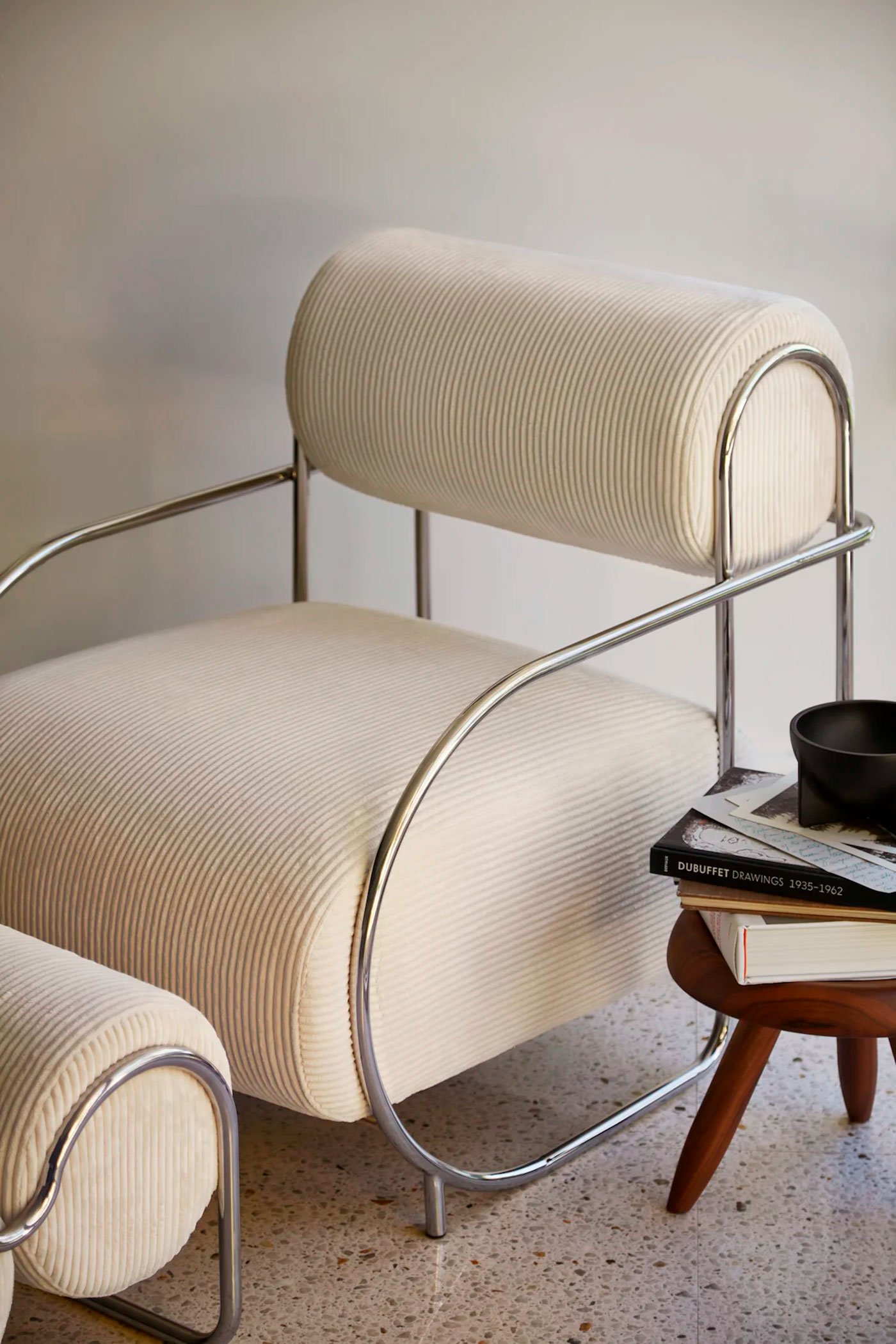 Chromeo Chair and Ottoman - DWR summer collection