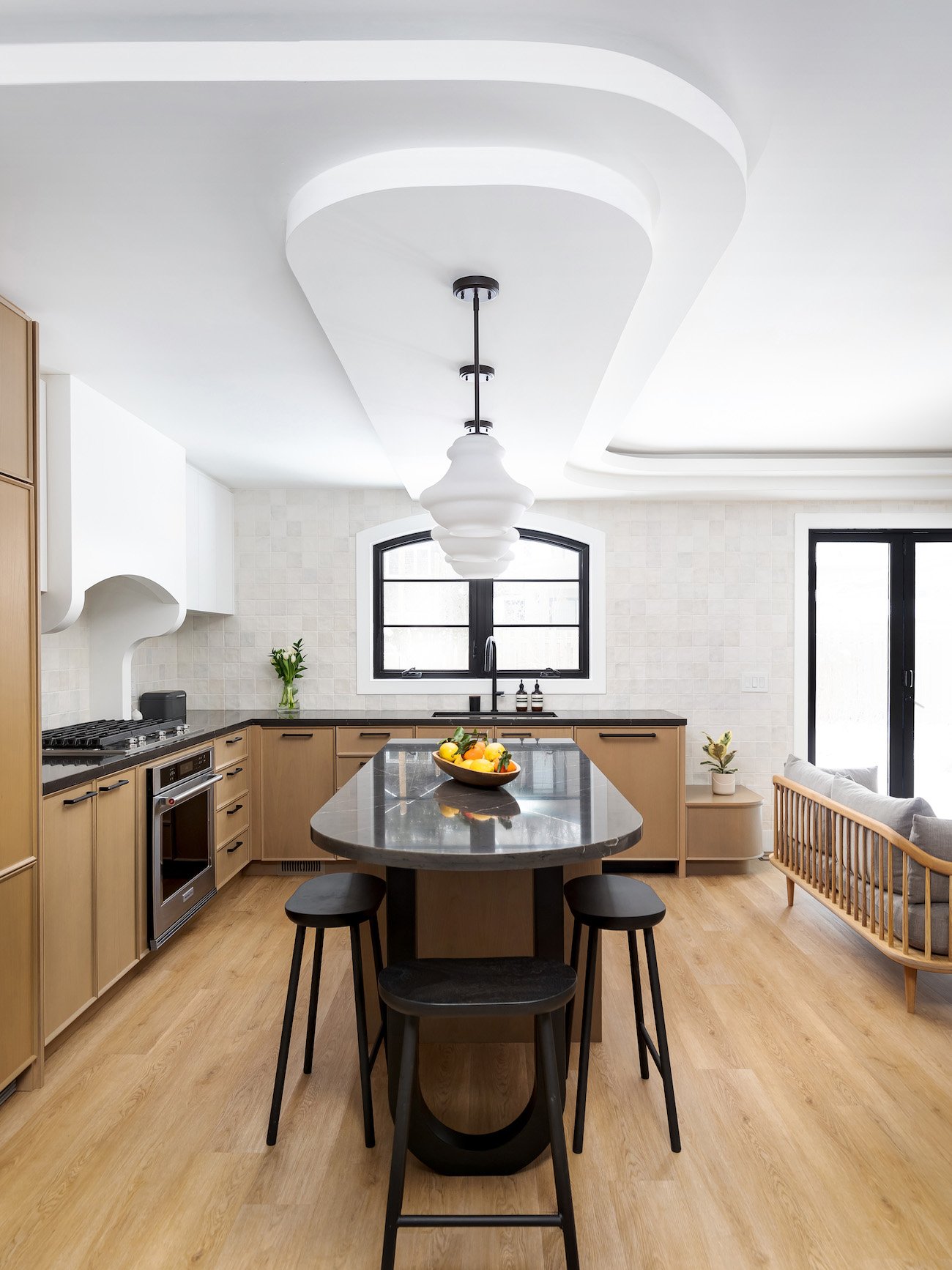 Kitchen Renovations dining table and counterspace