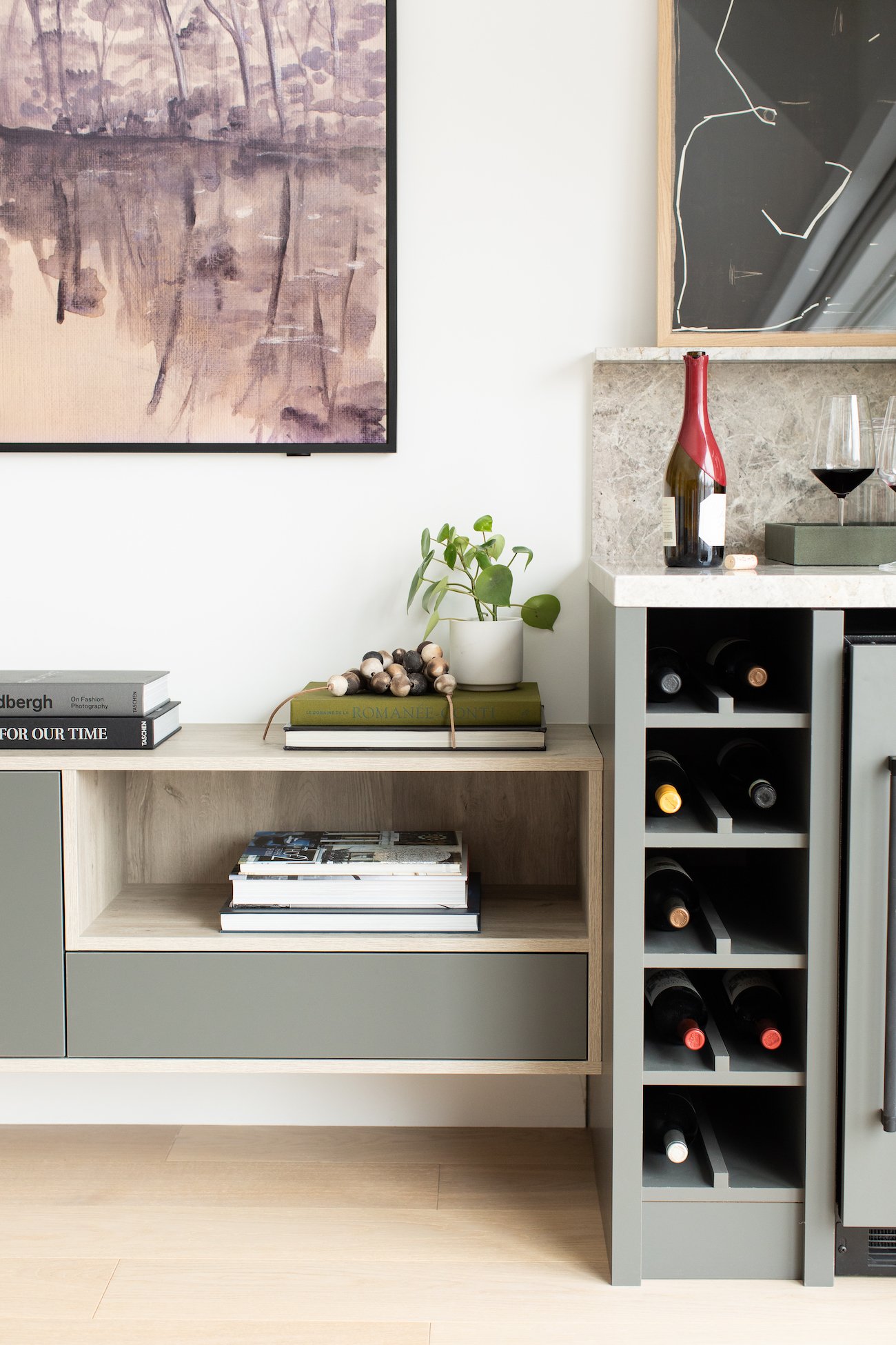 Wine Bar in Bedroom
