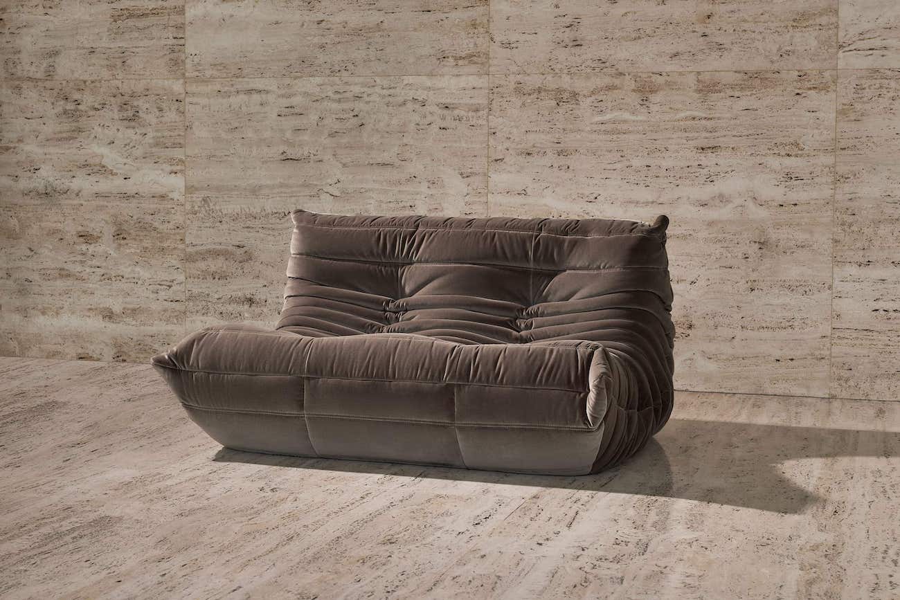 The Togo Sofa in Taupe