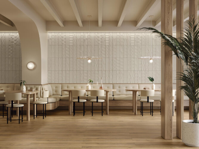 Wall tiles for restaurants