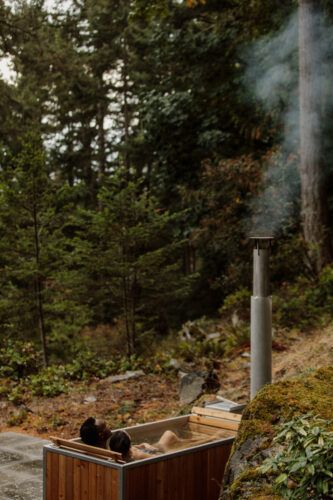 Wood Burning Hot Tub