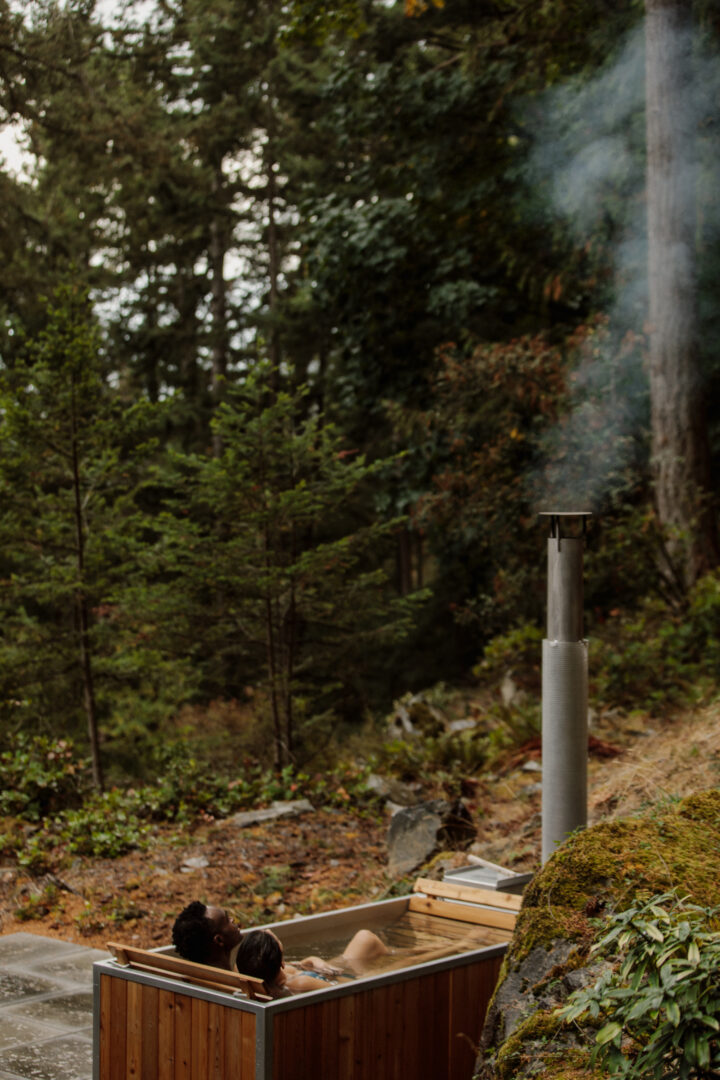 Wood Burning Hot Tub