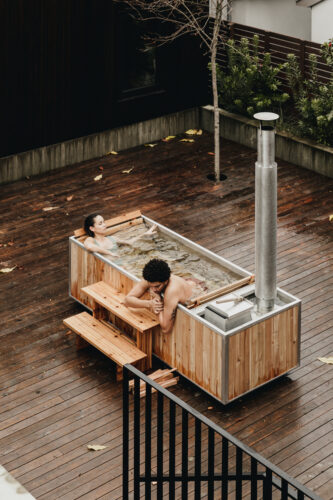Wood Burning Hot Tub